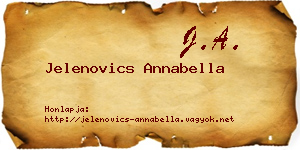 Jelenovics Annabella névjegykártya